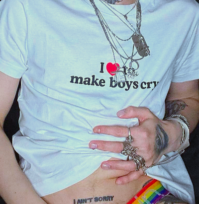 I ❤️ TO MAKE BOYS CRY TEE