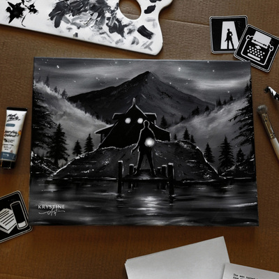 Original painting - alan wake 