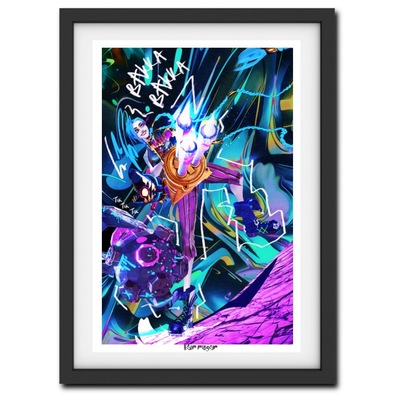 Jinx iridescent foil print