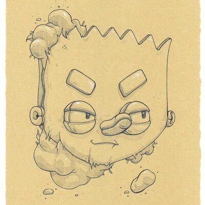 Drawing by dhani barragan "deconstructed stewart" 