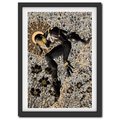 Venom spidey gold foil print