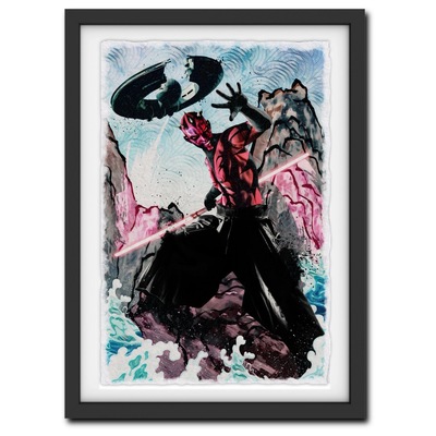 Darth maul ninja 12x18 shizen paper print