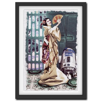 Geisha leia 12x18 shizen paper print