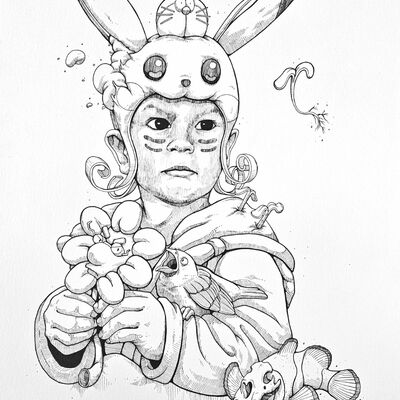 Drawing by dhani barragan "plantboy"
