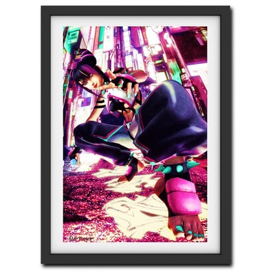 Juri holofoil print