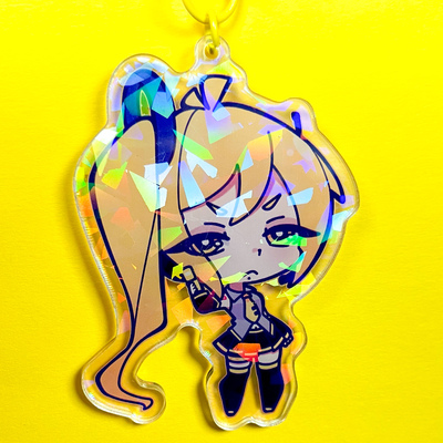 Akita neru - acrylic keychain