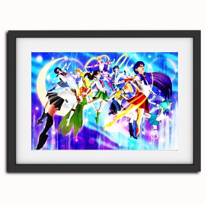 Sailor scouts holofoil print