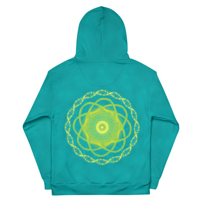 Radiant mandala men's hoodie