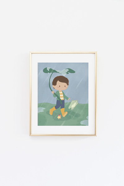 Rain in the Rain Print