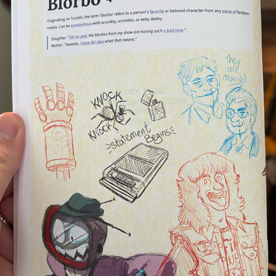 All my blorbos! zine