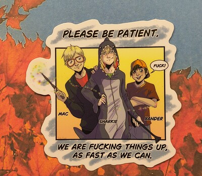 Trouble Trio Sticker