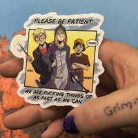 Trouble Trio Sticker - Thumbnail 1