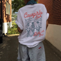 Cowgirls Club Printed Tee - Thumbnail 2