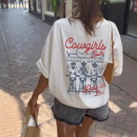 Cowgirls Club Printed Tee - Thumbnail 3
