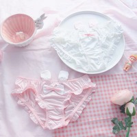 2pcs Erlemetes cute ruffled panties set - Thumbnail 1