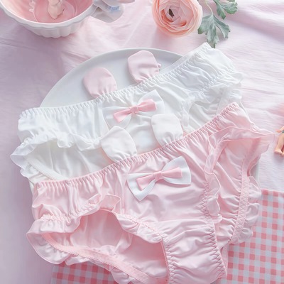 2pcs Erlemetes cute ruffled panties set