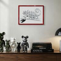 Drawing by Dhani Barragan "Singular chameleon"  - Thumbnail 2