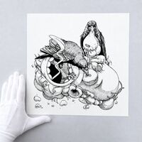 Drawing by Dhani Barragan "Raise Crows"  - Thumbnail 1