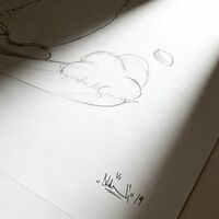 Sketch Drawing by Dhani Barragan "Deconstructed Krusty"  - Thumbnail 3