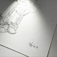 Sketch Drawing by Dhani Barragan "Deconstructed Burns"  - Thumbnail 3