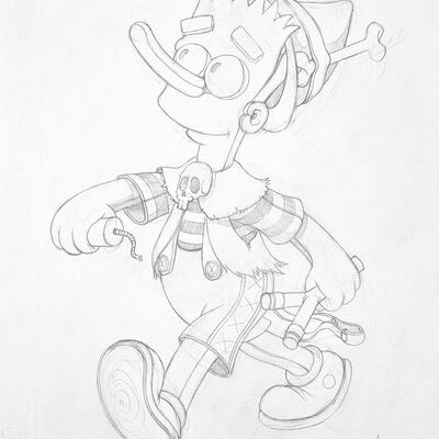 Sketch drawing by dhani barragan "barocchio i" 