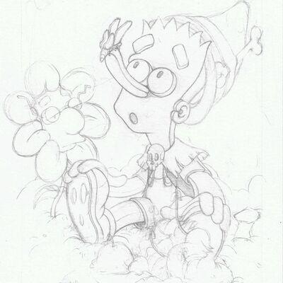 Sketch drawing by dhani barragan "barocchio ii" 