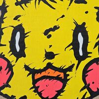 Diptych Painting by Celipe Perroloco "Corrupted Pika & Ball"  - Thumbnail 8