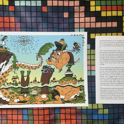 Angelbrik drumpus and the wandering isles of mogar (print & story)