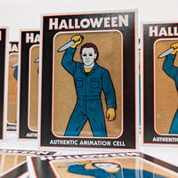 Halloween Animation Cel Relic - Custom Horror Trading Card Set - Thumbnail 1