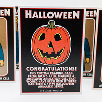 Halloween Animation Cel Relic - Custom Horror Trading Card Set - Thumbnail 4