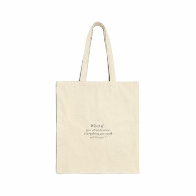 What if.. tote — sigil canvas bag