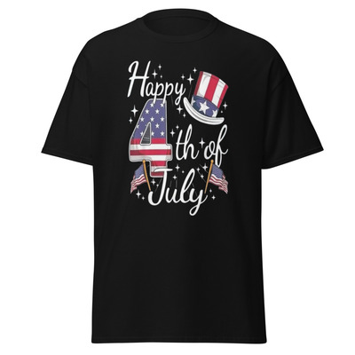 Happy July 4 classic tee