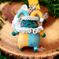 Yellow & Turquoise Jester - Thumbnail 1