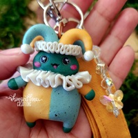 Yellow & Turquoise Jester - Thumbnail 3
