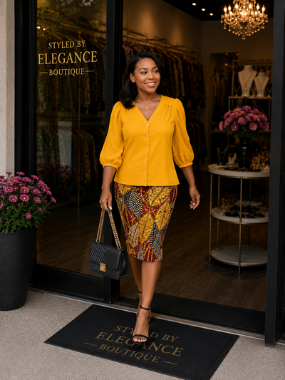 Golden Glow Blouse