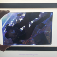 "Star Trail" Quicksand Acrylic Block - Thumbnail 3