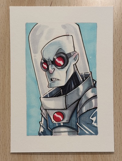 Mr.Freeze Sketch Original Art