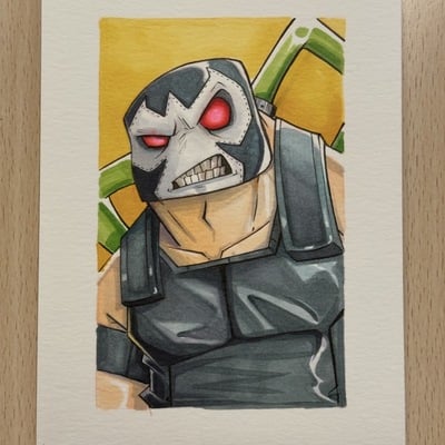 Bane sketch original art
