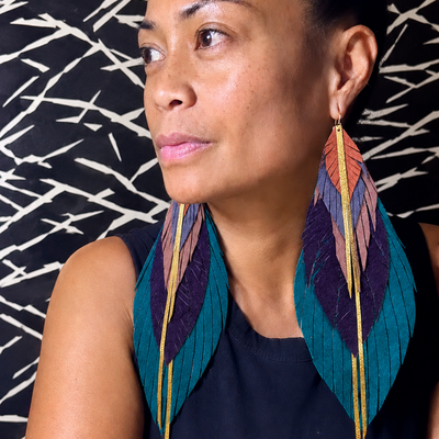 Multicolor “azuree” earrings
