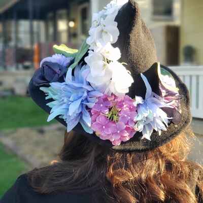 Creeping garden floral hat - Thumbnail 5
