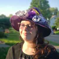 Whispering Poison Floral Hat - Thumbnail 2