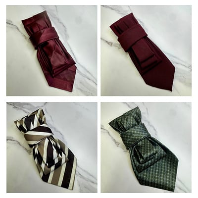 Matsu cravat w/ silver choker