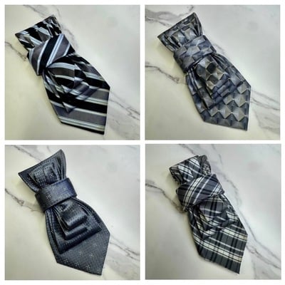 Matsu cravat w/ silver choker