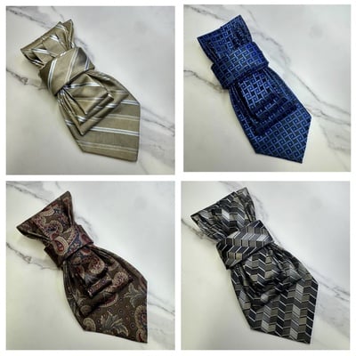 Matsu cravat w/ silver choker