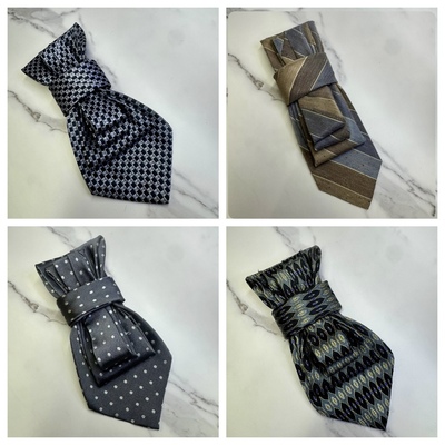 Matsu cravat w/ silver choker
