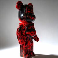 Custom Bearbrick 1000% by Xavi Carbonell "Untitled #3" - Thumbnail 2