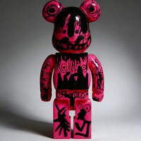 Custom Bearbrick 400% by Xavi Carbonell "Untitled #1" - Thumbnail 2