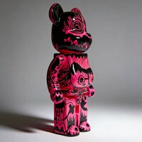 Custom Bearbrick 400% by Xavi Carbonell "Untitled #1" - Thumbnail 1