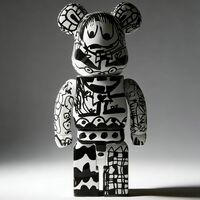 Custom Bearbrick 400% by Xavi Carbonell "Untitled #2" - Thumbnail 2