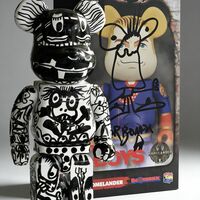 Custom Bearbrick 400% by Xavi Carbonell "Untitled #2" - Thumbnail 5